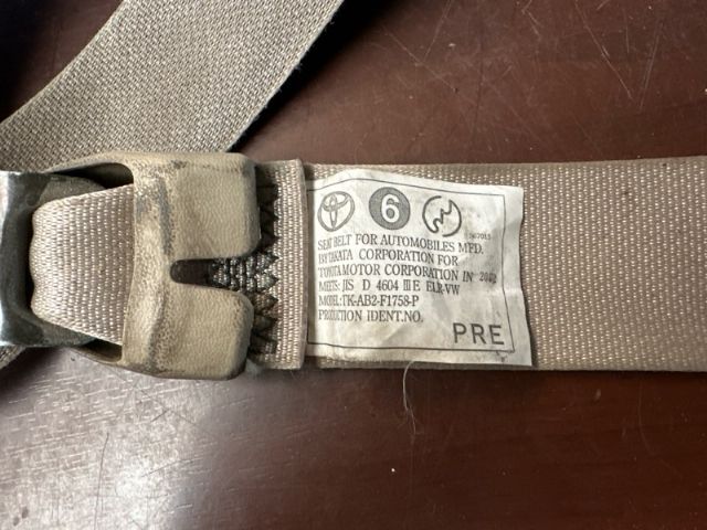 Toyota Ipsum ACM21 2001-2009 LF Seat Belt