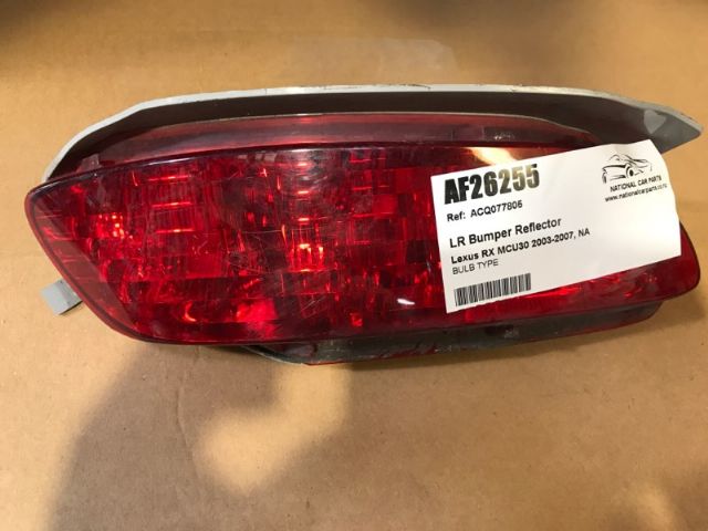 Lexus RX MCU30 2003-2007 LR Bumper Reflector